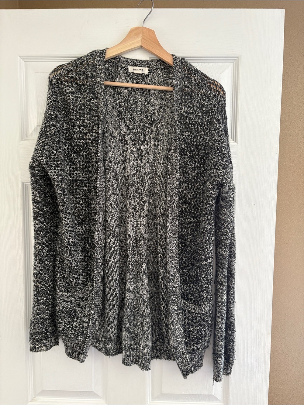 Garage Black & Gray Cardigan
Size: XS
